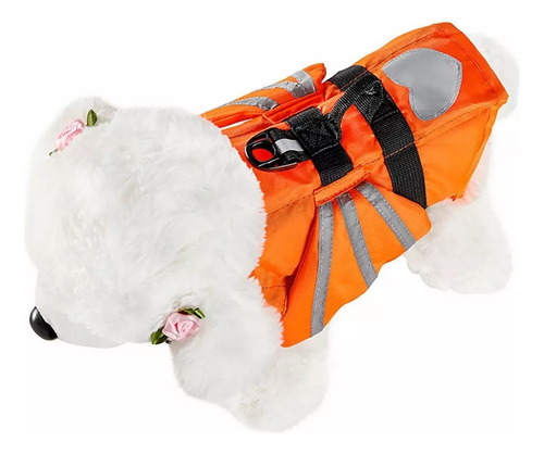 Chaleco Salvavidas Para Perro Traje Baño Flotación Portátil