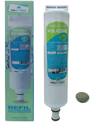 Imagem 1 de 5 de Refil Filtro Purificador Água Consul Bem Estar Com Bateria
