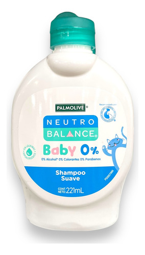 Shampoo Suave P/ Bebé Palmolive Neutro Balance Baby 0% 221ml