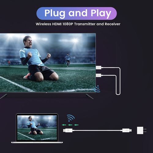 Extensor De Transmisor Y Receptor De Video Hdmi Inalámbrico