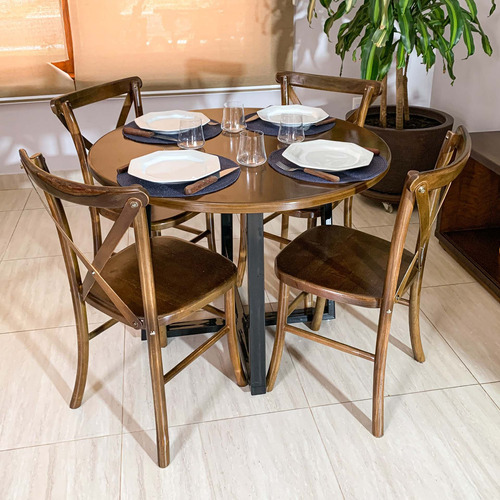 Cadeira De Sala De Jantar Paris De Madeira Eucalipto Katrina