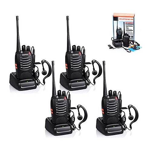 Walkie Talkie Bf 888s Radio Bidireccional Uhf Ctcss Dcs 4