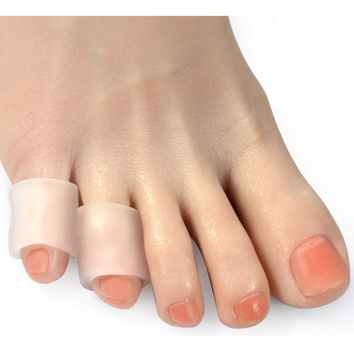 Pinky Toe Mangas 5 Pares, Protectores De Gel Para Eliminar .