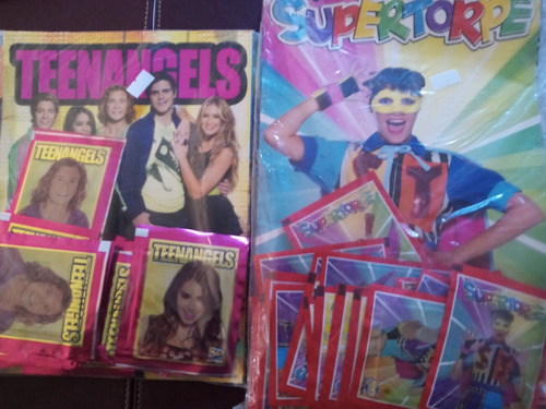 Pack 2 Albumes+50 Sobres.teenangels/ Supertorpe