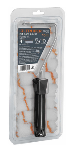 Imagen 4 de 5 de Rodillos Para Pintar Kit De 9 Repuestos Mini Rodillo Truper