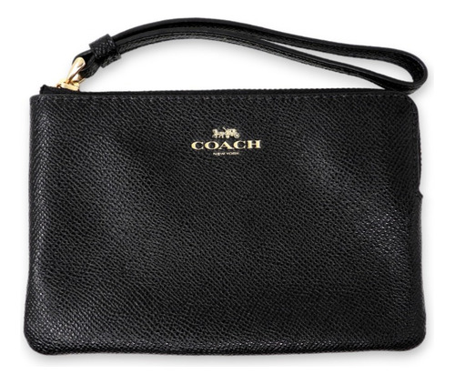 Monedero Muñequera Coach Negro Dama 100% Original Importado