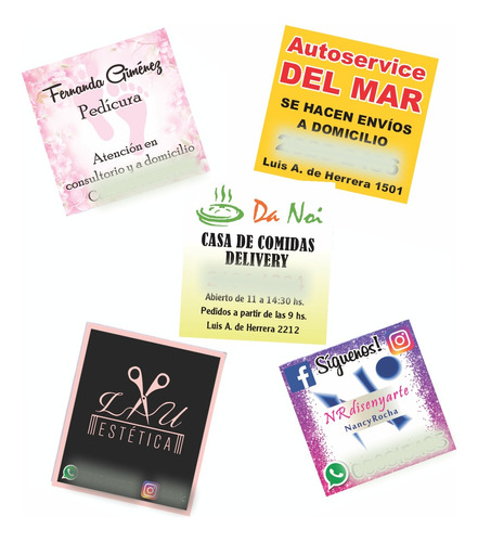 Imanes Laminados Personalizados Publicidad 5 X 6cm  X 100uni