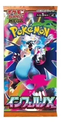 Caja De Refuerzo Pokémon Inferno X Japonesa Con Shrink M2 Me
