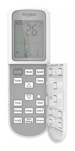 Aire acondicionado Whirlpool split frío 12000 BTU blanco 115V SWA1048Q
