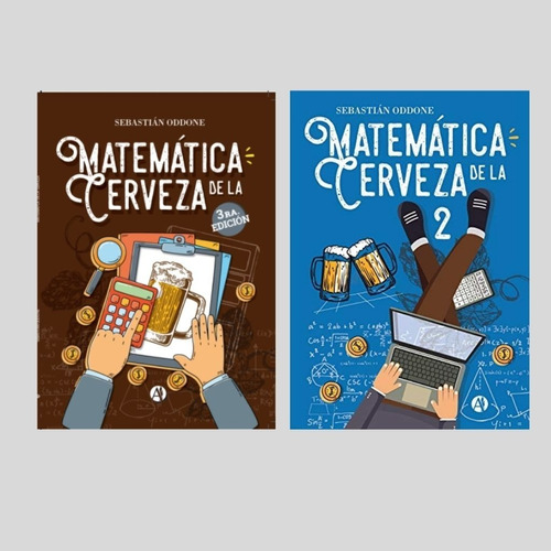 Combo Libros Matemática De La Cerveza 1 Y 2