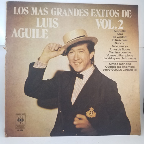 Luis Aguile - Los Mas Grandes Exitos Vol. 2 - Vinilo - Mb+