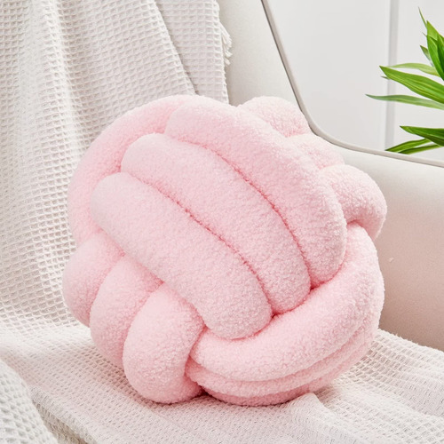 Uvvyui Bola De Almohada Con Nudo, Almohadas Decorativas Suav