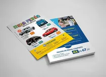 Comprar Millar Volantes Tamaño Carta Mil 4x4 Color Ambos Lado Flyers