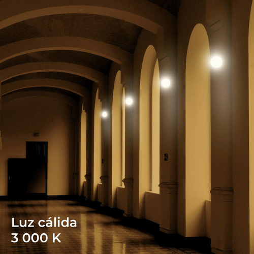 Luminaria Led Esférica Para Muro O Techo Luz Cálida 3000 K Sphere Illux Dl-5903.b30