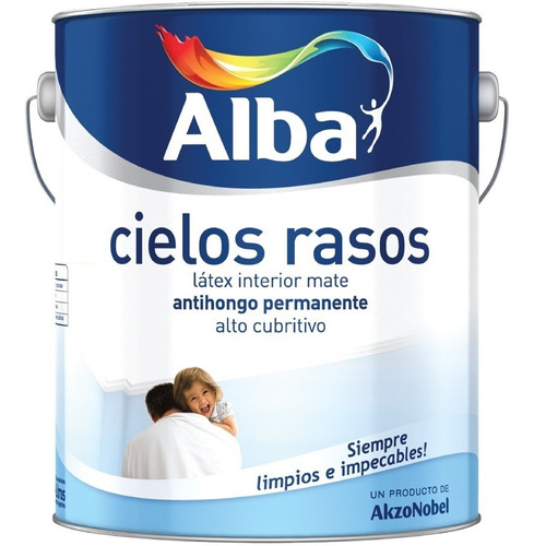 Pintura Latex Cielorraso Alba Antihongo 20 Lts - Imagen -