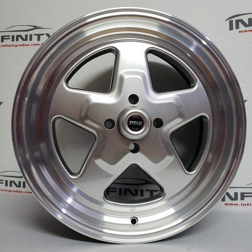 Imagem 3 de 5 de 4 Roda 17 Weld Pro Star 4x100 Gol Chevette Saveiro C9 Kr*