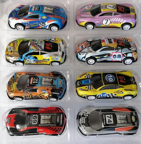 Set Autitos Carrera Deportivos Autos Juguetes