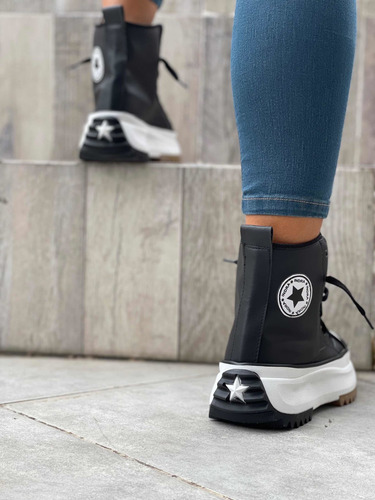 Imagen 2 de 4 de Zapatillas De Mujer Indra Modelo Dakota Tipo Converse