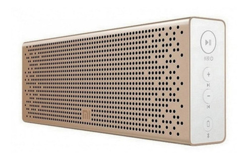 Caixa De Som Mi Bluetooth Speaker Xiaomi Dourado Portátil