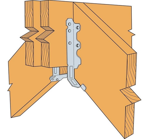 25 Soporte Para Cumbrera De 2x6 A 2x8 Cepillada
