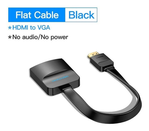 Adaptador Convertidor Cable Hdmi A Vga 1080p Vention 