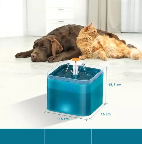Bebedero Fuente Dispensador Agua Electrica Gatos Perro – El Arca Pet