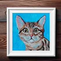Comprar Cuadros Al Oleo Gatos Para Decorar Tu Hogar Murales Kriss