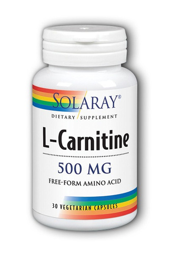 Solaray L-carnitina 500 Mg 30 Cápsulas