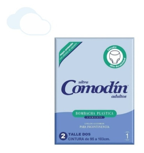 Pañales para adultos Comodín Bombacha Plástica Mediano x 1 u