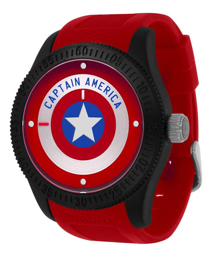 Reloj Umbro Captain America Umb-ca01-3 Caballero