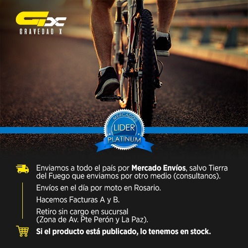 Conjunto Bike Pro Rpm Bmx Cross. En Gravedad X