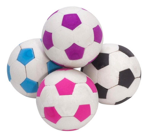 Goma De Borrar Diseños Pelota De Futbol Blanco