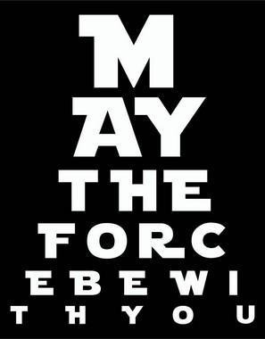 Imagem 1 de 2 de Placa Decorativa - May The Force Be With You