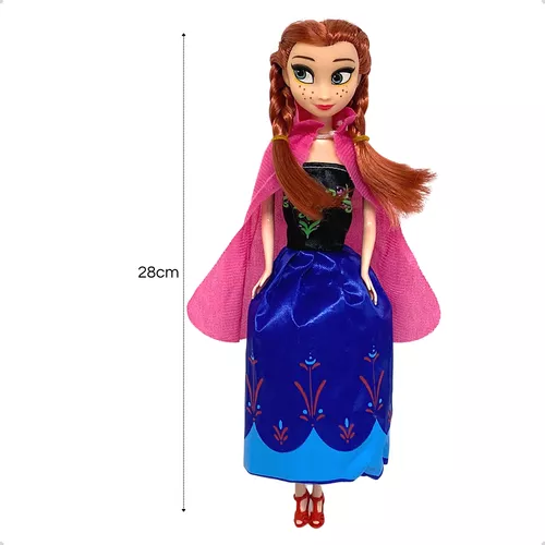 Kit 2 Frozen Boneca Princesa Elsa E Ana Disney Envio 24h