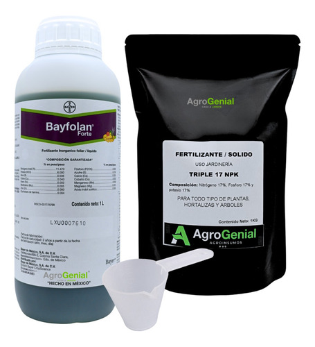 Bayfolan Forte 1lt Fetilizante Foliar Nutriente Para Plantas