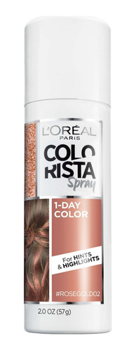 Loreal Spray Color Fantasia Rose Gold Tinte Temporal Lavable