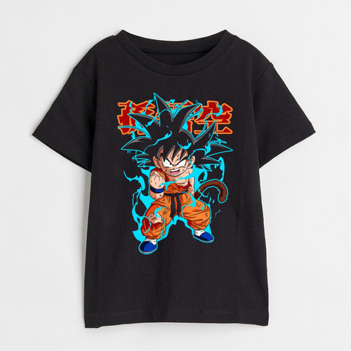 Playera Para Niño Goku Dragon Ball Infantil Moda