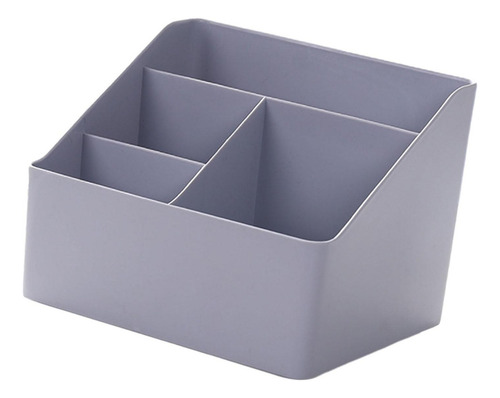 0 Caja De Almacenamiento De Escritorio, Contenedor Gris Azul