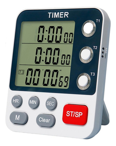 Temporizador Digital De Três Canais, Lembrete De