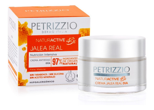 Crema Antiedad Jalea Real Naturactive Bio Petrizzio 50+ Tipo de piel Todo tipo de piel