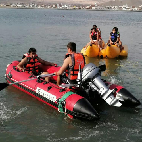 Bote Zodiac Semirrígido 360cm Para 6 Personas + Motor 15hp