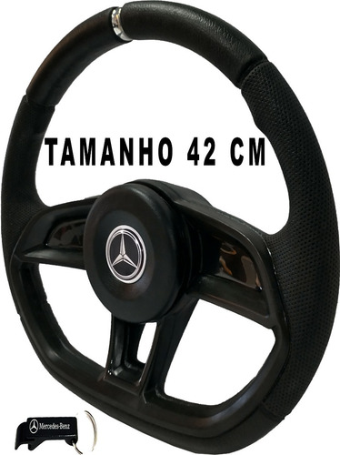 Volante De Caminhão Mb Mercedes Benz Mb 2831 Gti Black 42cm