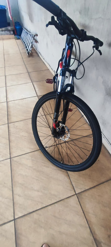 Bicicleta Aro 29 Caloi Explorer 20 18v Freio Hidráulico Azul 19 " (Usado)