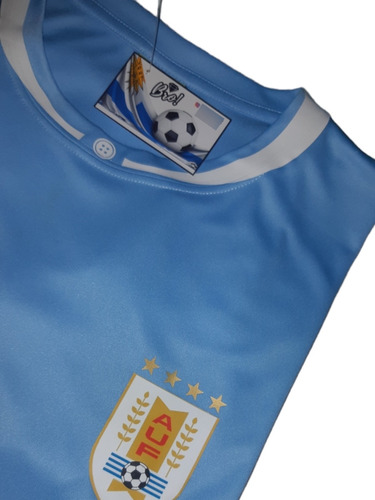 Camiseta Personalizada Para Niño De Futbol Uruguay Nombre