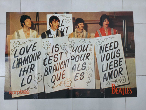 Revista Pôster The Beatles Som Três 2 (Usado)