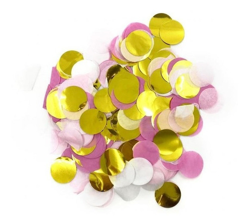 Confettis Combinados Pappel Y Metalizados Para Globos 2,5cm