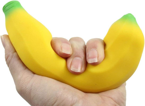 Squishy Pocket Money Antiestres Banana Sensorial