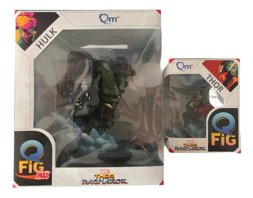 Gladiator Hulk Y Thor Ragnarok Gladiador Qfig Max Qmx Marvel