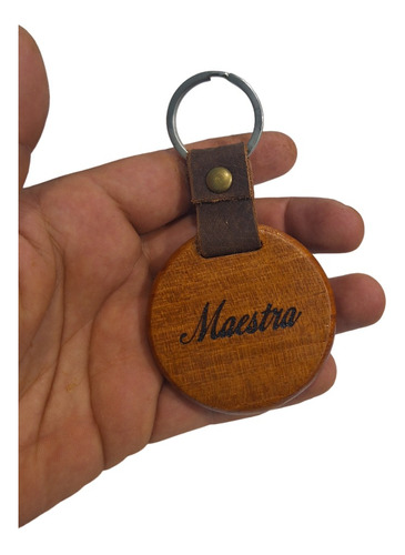 Llavero Personalizado De Madera