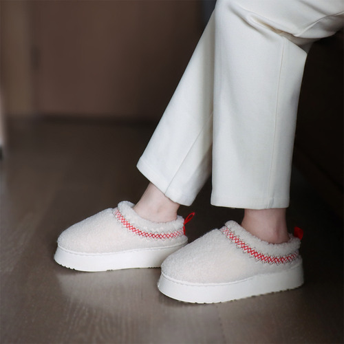 Pantufla Corderito Cerradas Calzado Calidas Para Dama